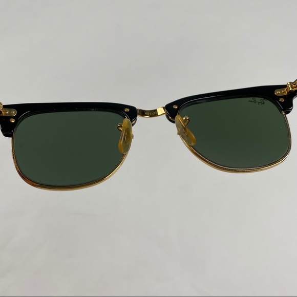 Ray-Ban Clubmasters RB3016 Black/Gold - Picture 7 of 10